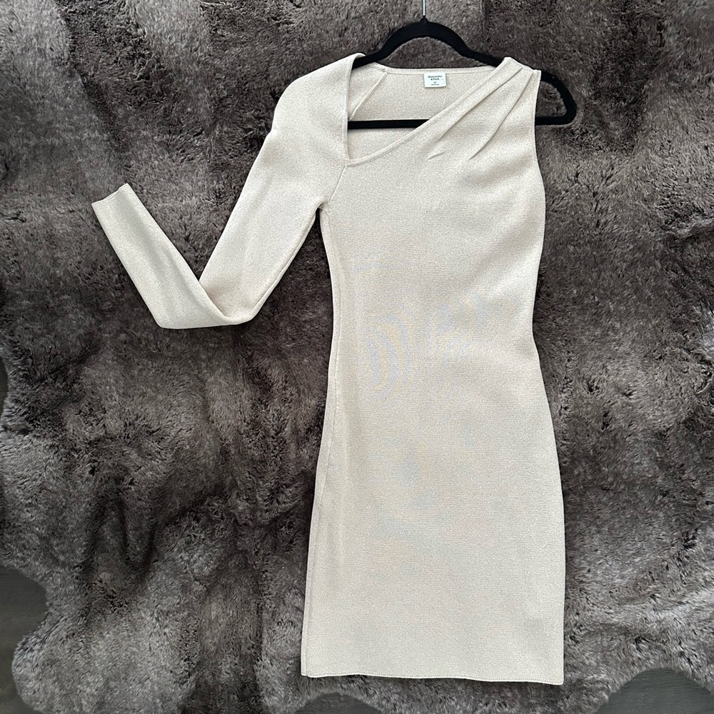 Long Sleeve One Shoulder Sweater dress - NWT